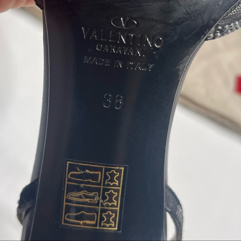 Valentino Diamante Netting D'Orsay Pump - Picture 7 of 11